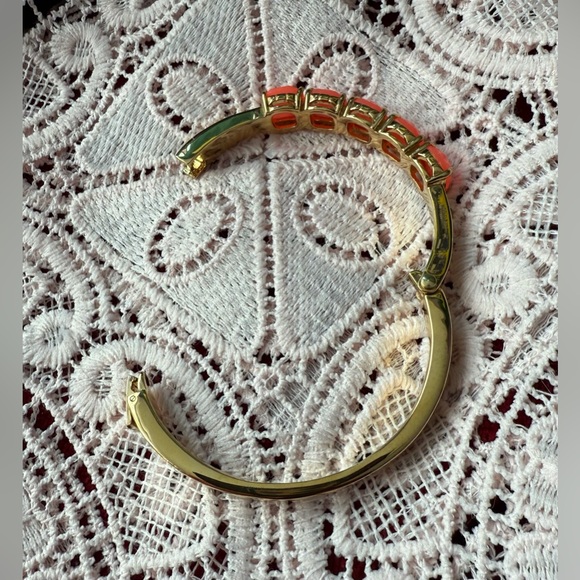 Kate Sade Squared Away Hinge Bangle Bracelet - Picture 6 of 8